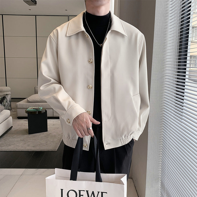 Drift Cropped Jacket in dark khaki