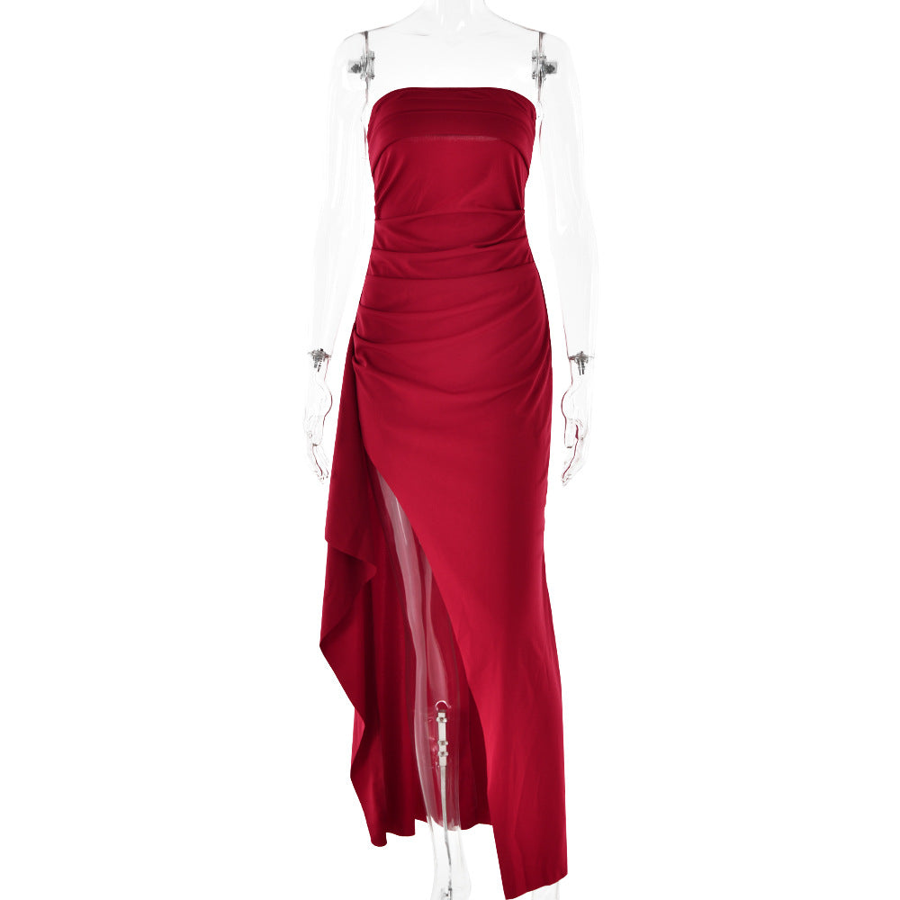 Afterglow Strapless Maxi Dress, view 12