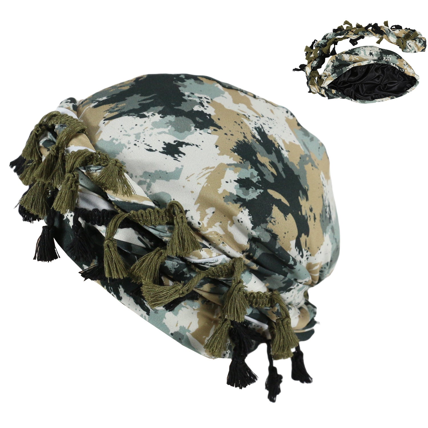 Paisley Twist Turban - side view