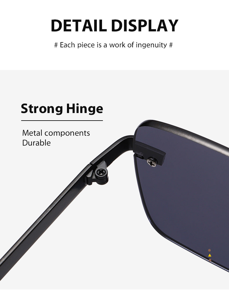 Halcyon Frameless Square Sunglasses — Undefyning Lynes (4 of 6)