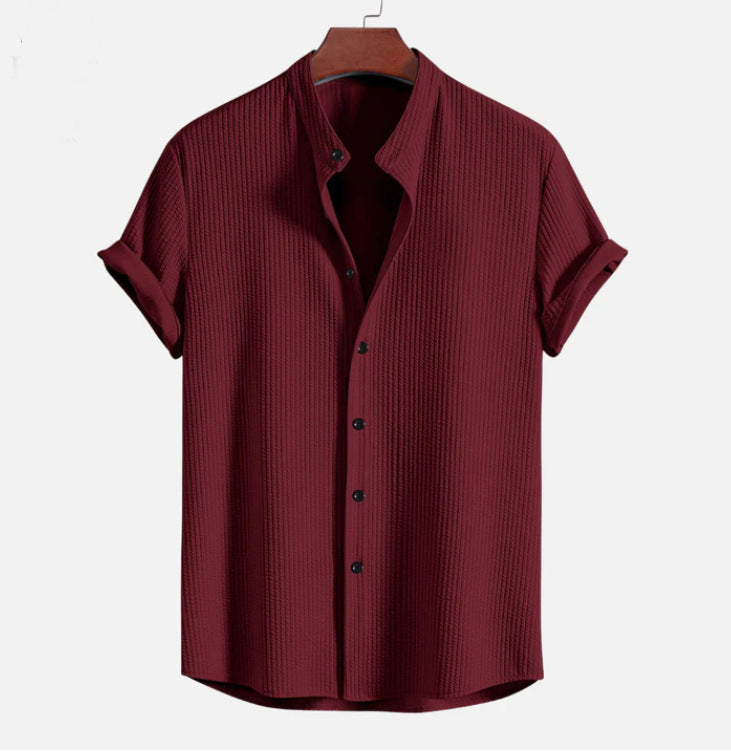 Men's Loose Fit Short Sleeve Summer Shirt — side view — Undefyning Lynes (6 of 10)