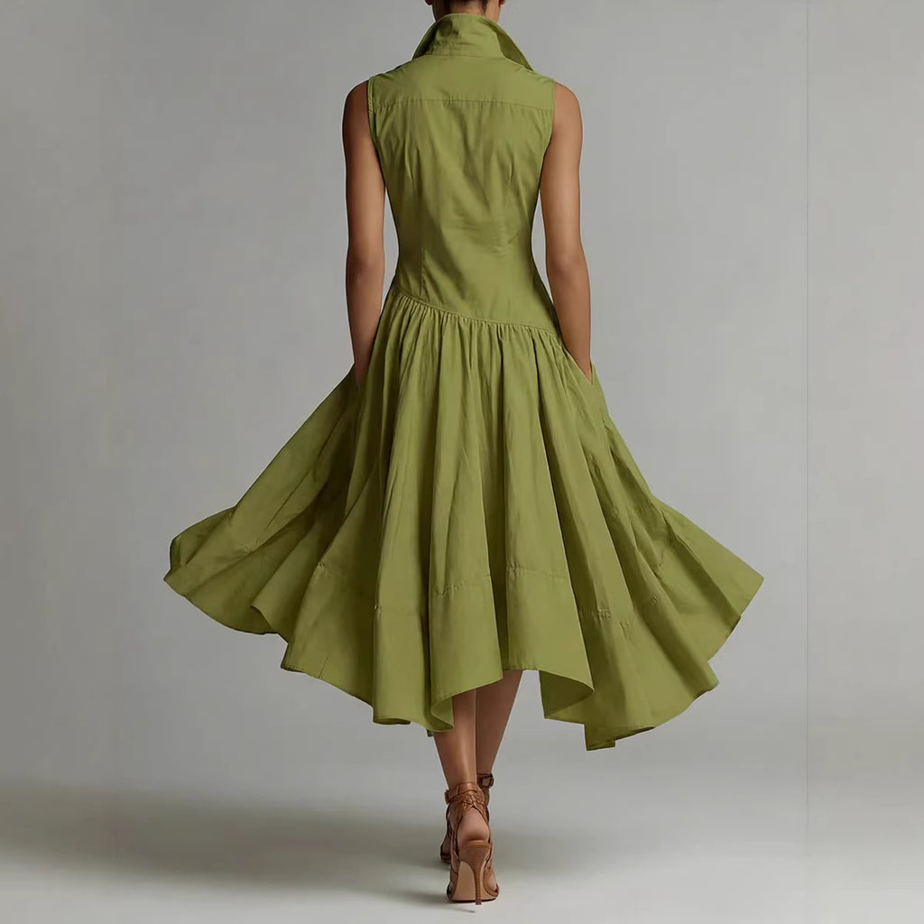 Collins Shirt-Collar Dress - view 5