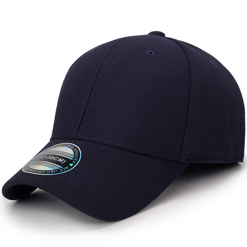 Fitted Stretch Baseball Cap - worn on model