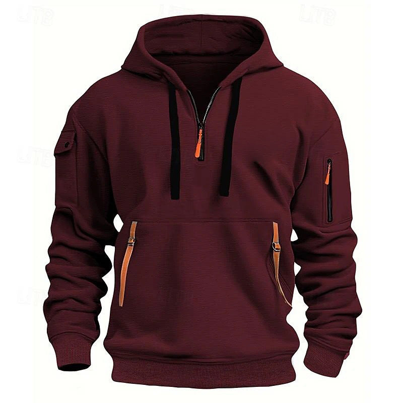 Unisex Dropped Shoulder Pullover Hoodie, Plus Size — hood detail — Undefyning Lynes (3 of 10)