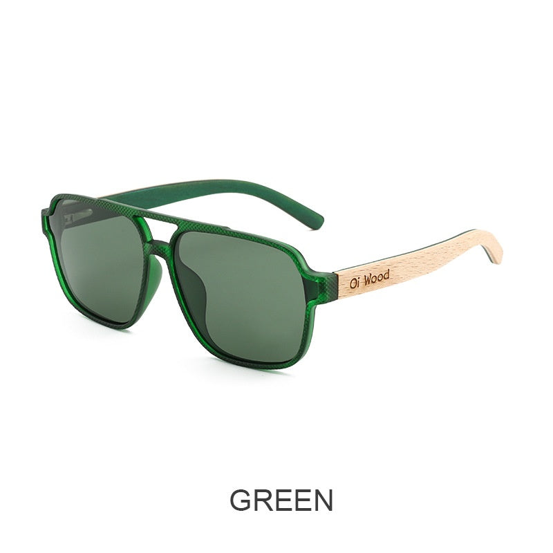 Timber Polarized Sunglasses, wood-grain frame — Undefyning Lynes (6 of 6)