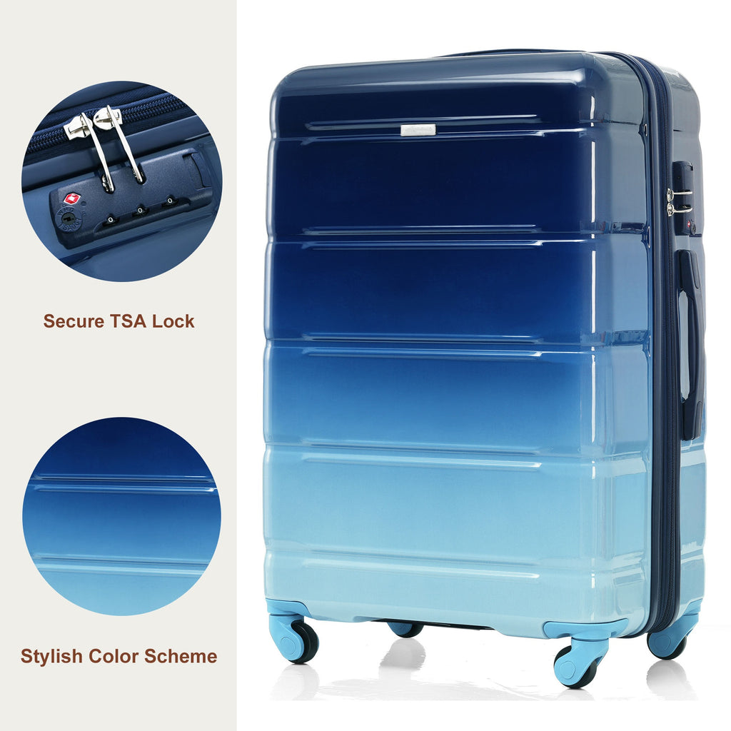 Transit 3-Piece Checked Luggage Set, navy — Undefyning Lynes (5 of 6)