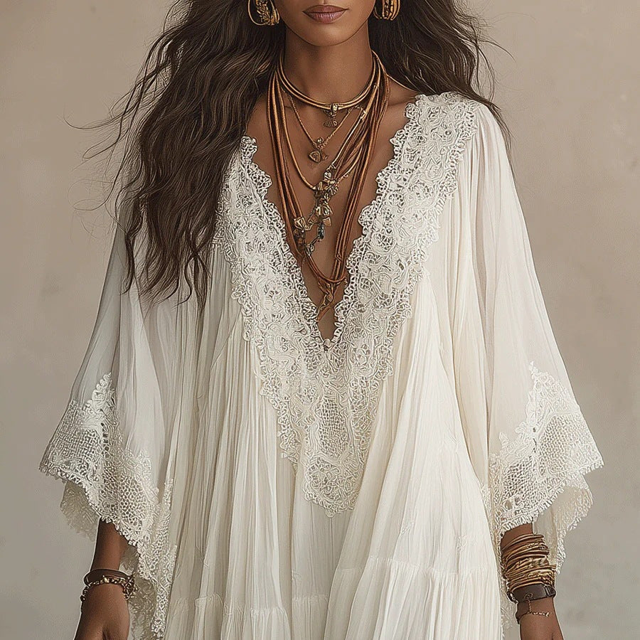 Marbella Flowy Maxi Dress - view 3