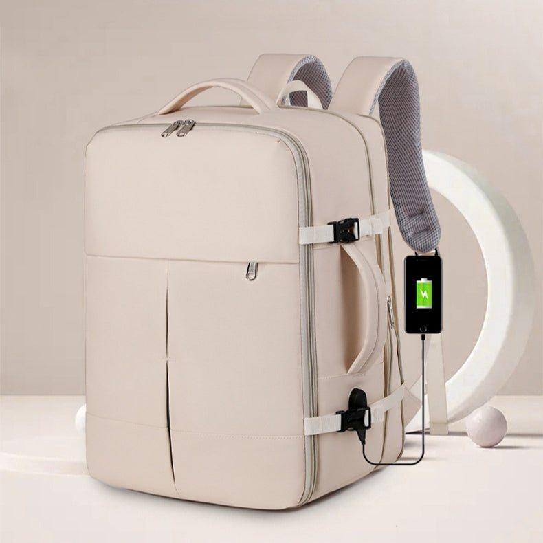 Unisex Water-Repellent Business Backpack — Large Capacity Travel & Work Bag Undefyning Lynes