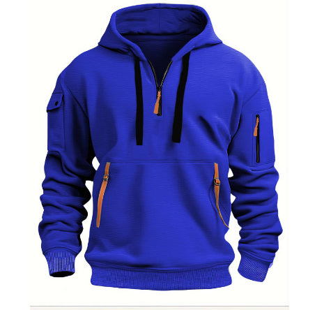 Unisex Dropped Shoulder Pullover Hoodie, Plus Size — side view — Undefyning Lynes (6 of 10)