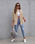 Rustic Ripped Shirt Jacket, view 10