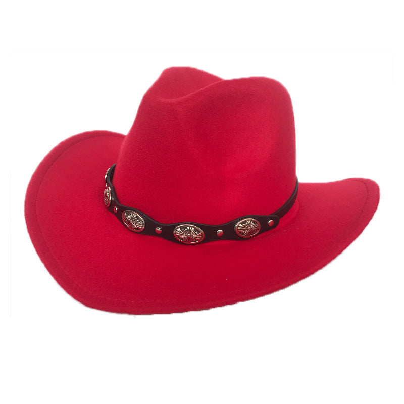 Bell-Crown Western Hat - brim detail