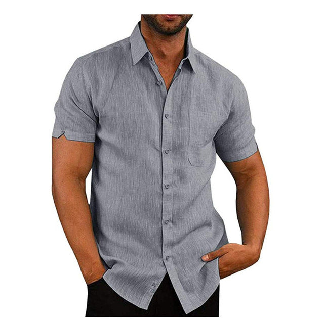 Men's short sleeve casual tee, loose fit — Undefyning Lynes (3 of 7)