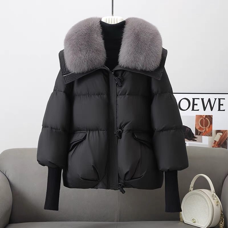 Frostbloom Fur-Collar Coat - worn on model