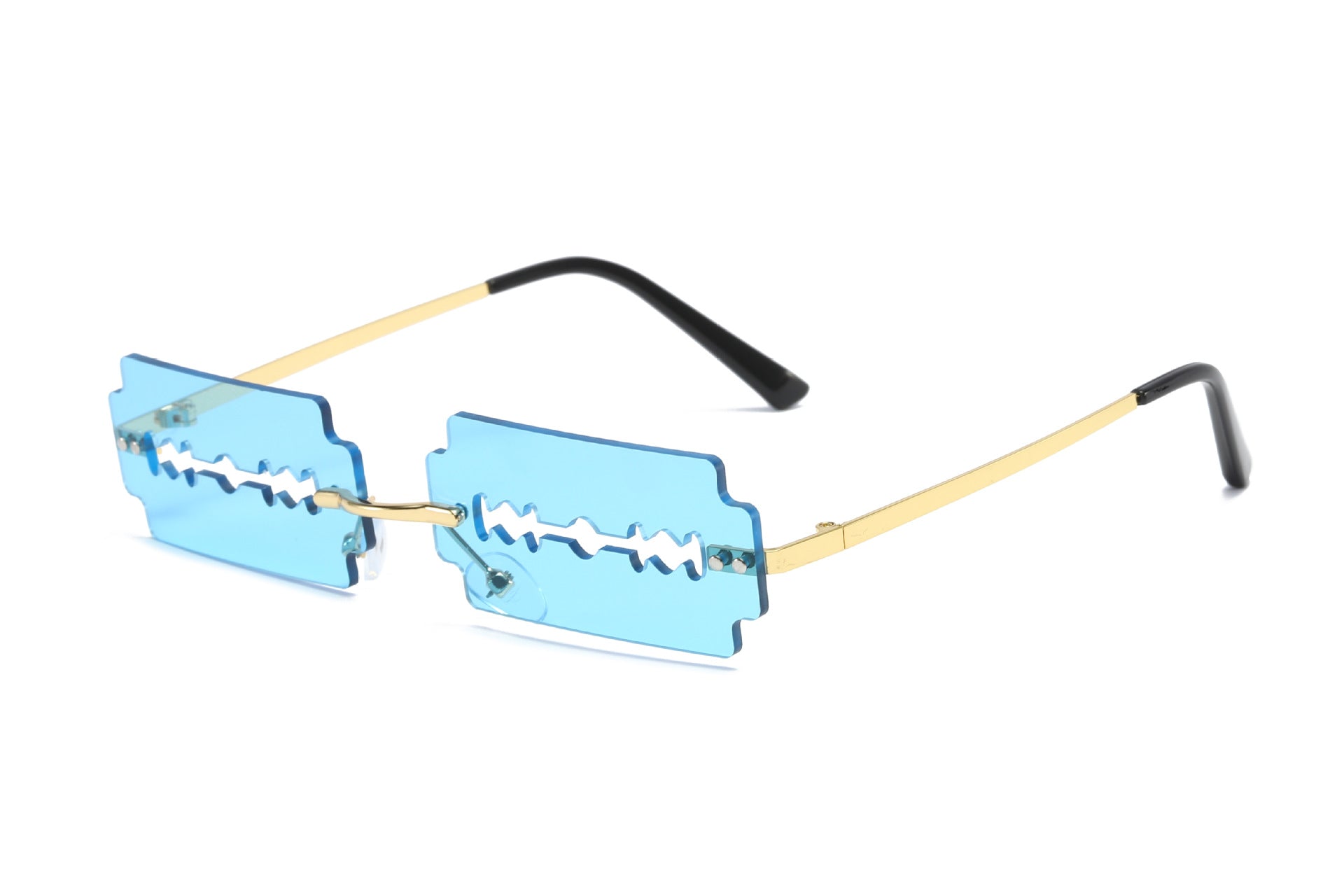 Rimless Metal Sunglasses, lens 7