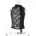 Allure Lace-Up Slim Fit Blouse - Effortless Chic for Your Next Night Out - Undefyning Lynes