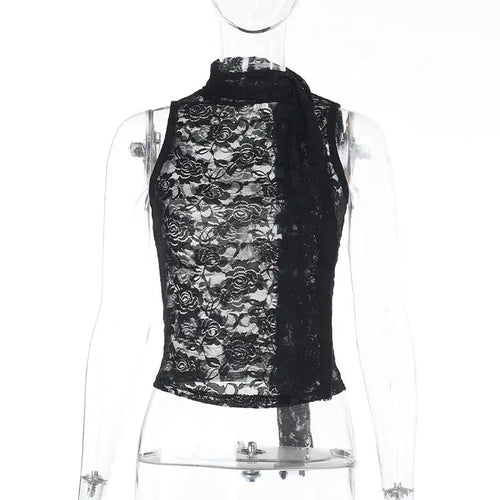 Allure Lace-Up Slim Fit Blouse - Effortless Chic for Your Next Night Out - Undefyning Lynes