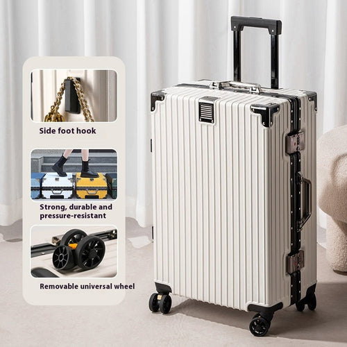 Aluminium Frame Hardshell Suitcase — Large Capacity 22" Luggage - Undefyning Lynes