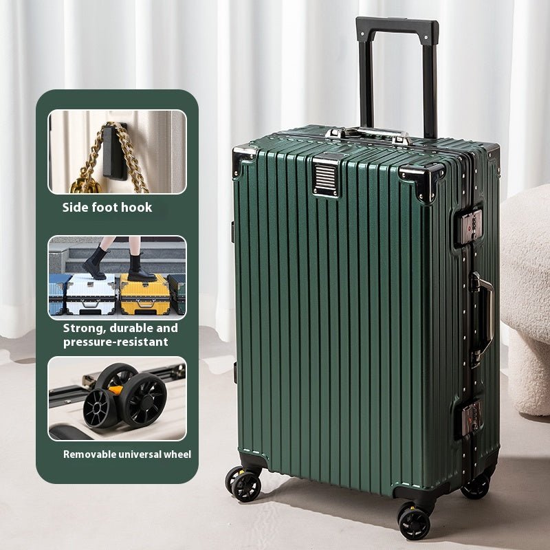 Aluminium Frame Hardshell Suitcase — Large Capacity 22" Luggage - Undefyning Lynes