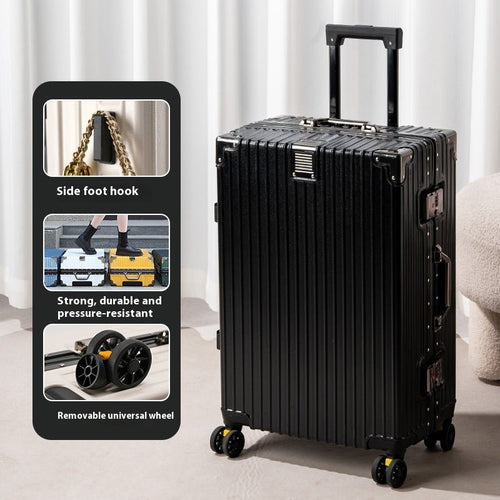 Aluminium Frame Hardshell Suitcase — Large Capacity 22" Luggage - Undefyning Lynes
