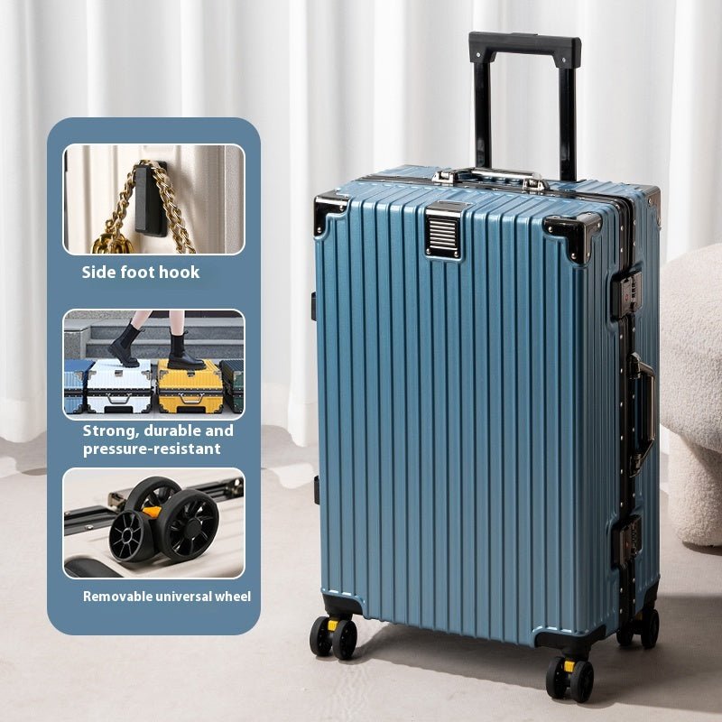 Aluminium Frame Hardshell Suitcase — Large Capacity 22" Luggage - Undefyning Lynes