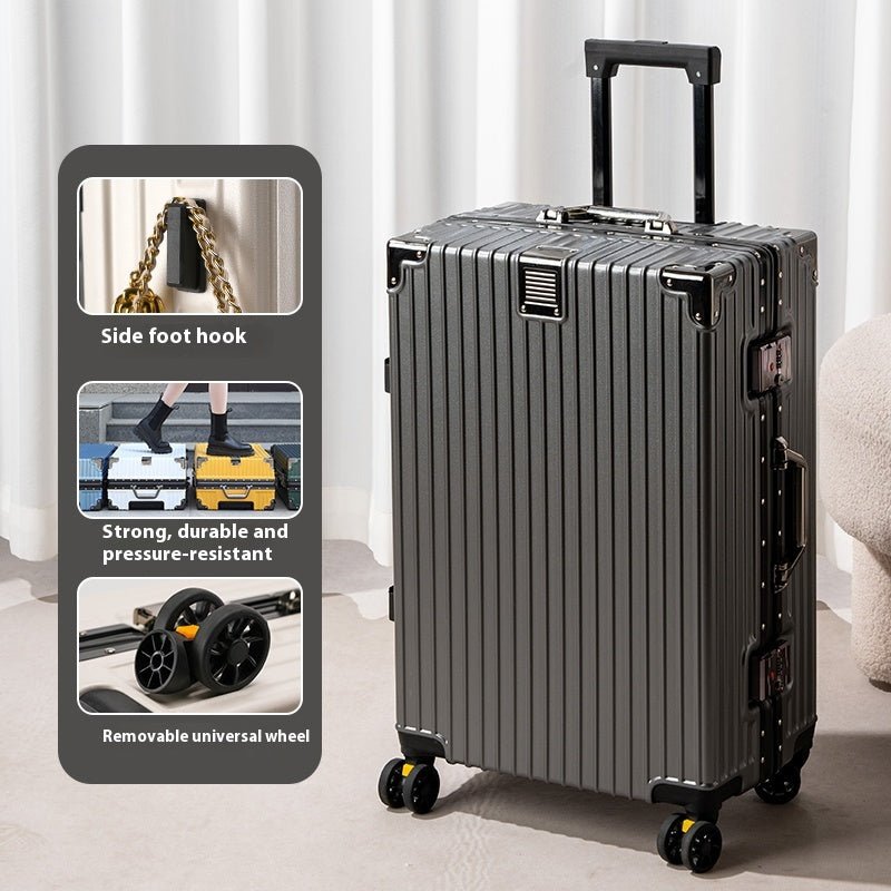 Aluminium Frame Hardshell Suitcase — Large Capacity 22" Luggage - Undefyning Lynes