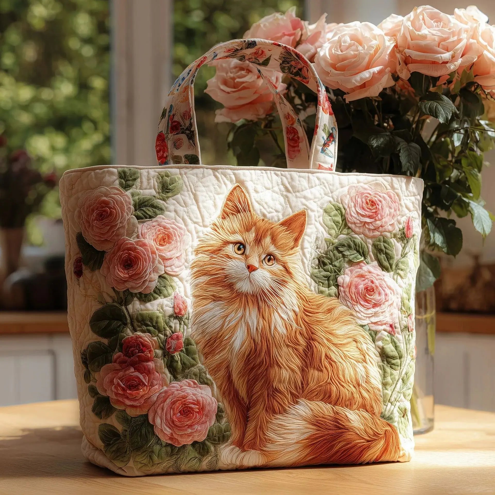 Artistic Quilted Tote: Your Stylish, Eco-Conscious Everyday Essential - Undefyning Lynes
