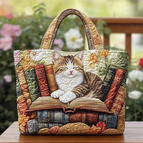 Artistic Quilted Tote: Your Stylish, Eco-Conscious Everyday Essential - Undefyning Lynes