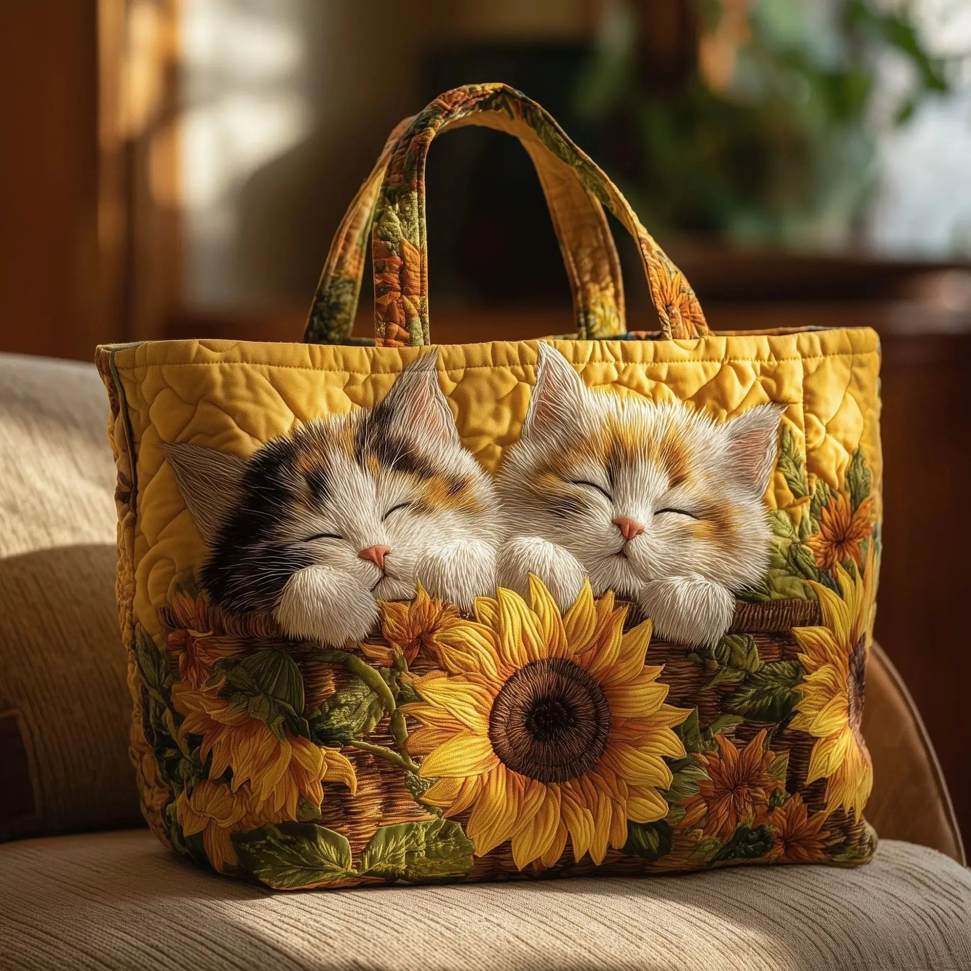 Artistic Quilted Tote: Your Stylish, Eco-Conscious Everyday Essential - Undefyning Lynes