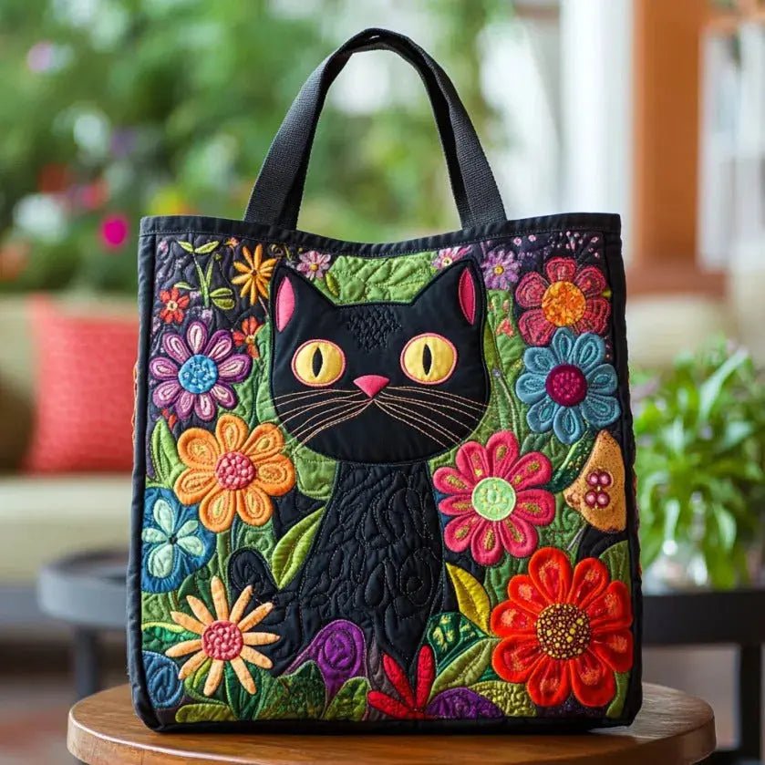 Artistic Quilted Tote: Your Stylish, Eco-Conscious Everyday Essential - Undefyning Lynes