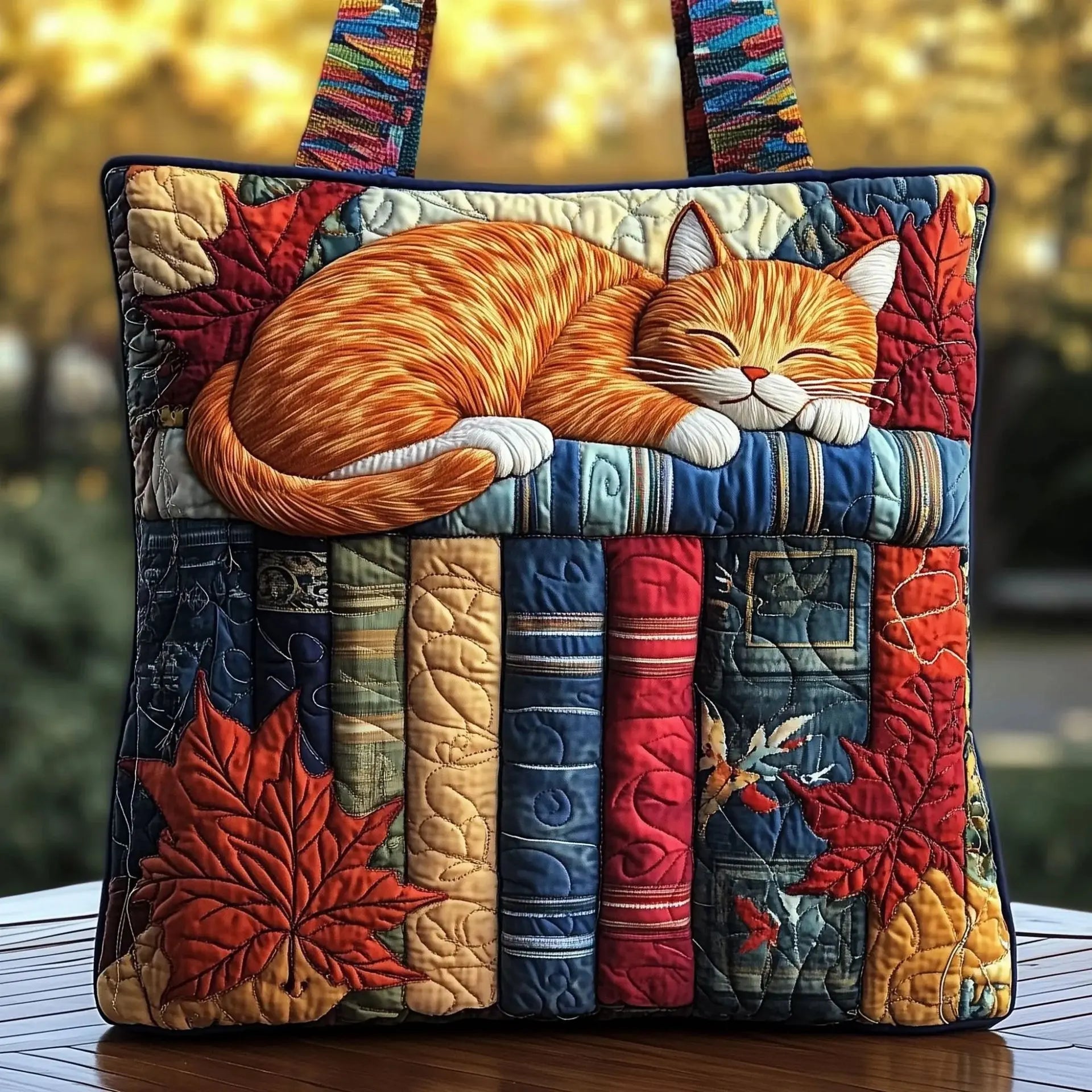 Artistic Quilted Tote: Your Stylish, Eco-Conscious Everyday Essential - Undefyning Lynes