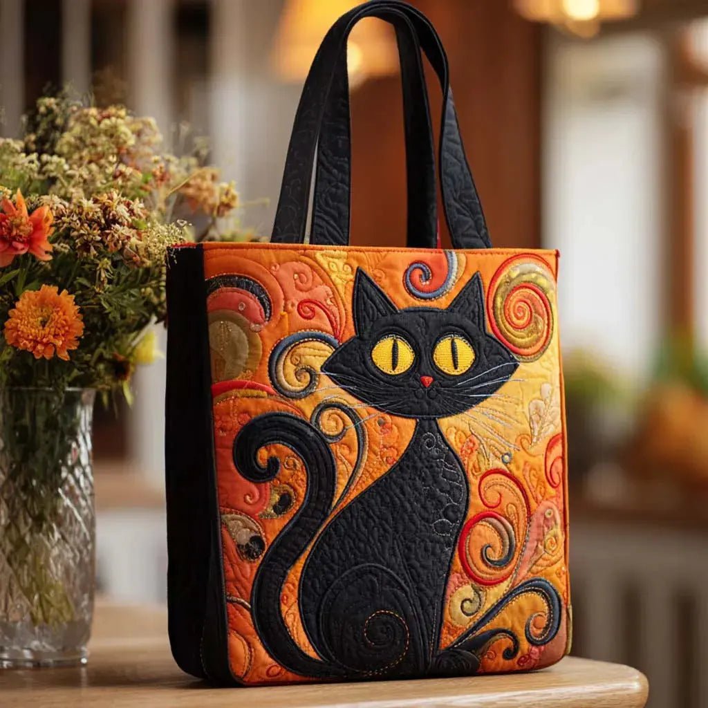 Artistic Quilted Tote: Your Stylish, Eco-Conscious Everyday Essential - Undefyning Lynes