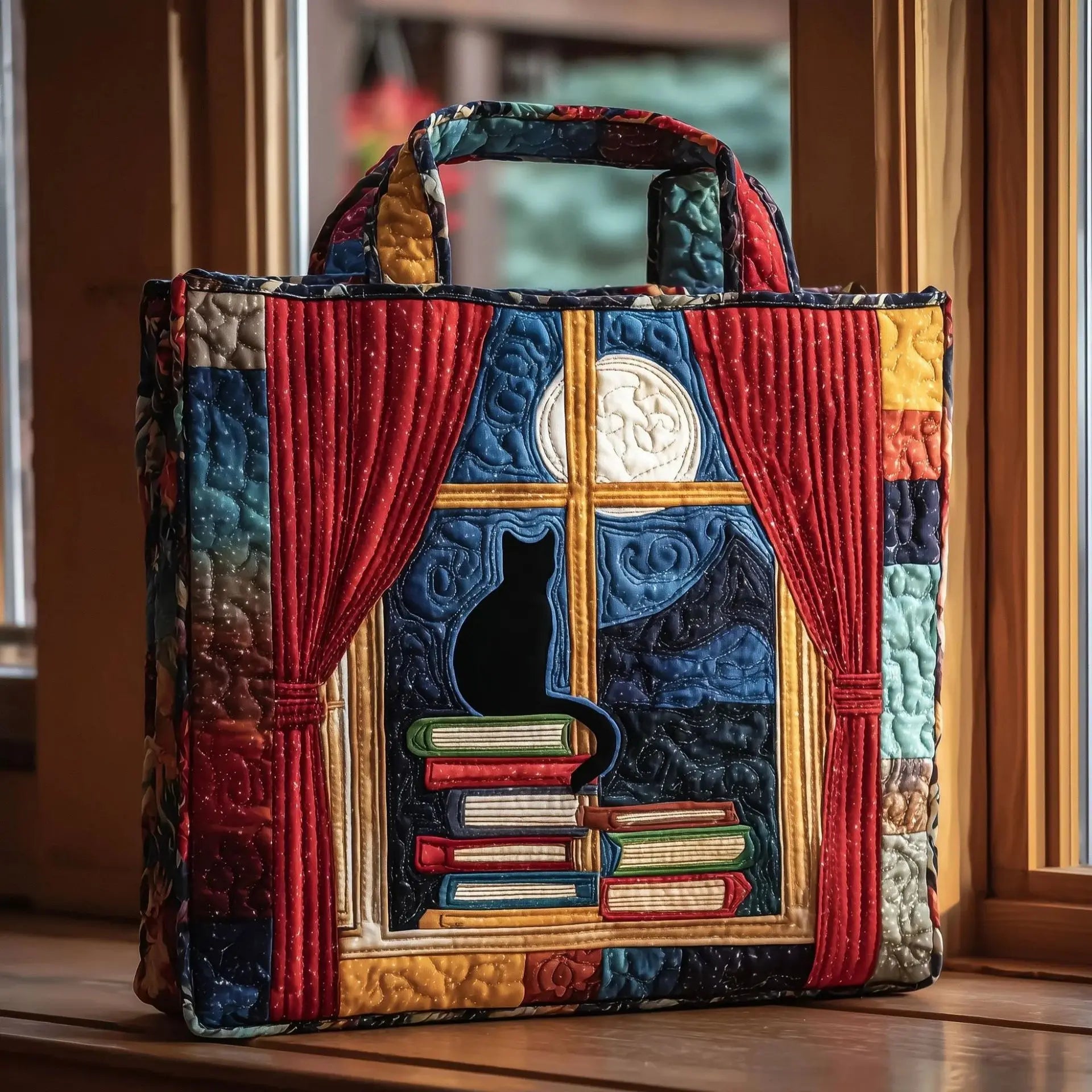 Artistic Quilted Tote: Your Stylish, Eco-Conscious Everyday Essential - Undefyning Lynes
