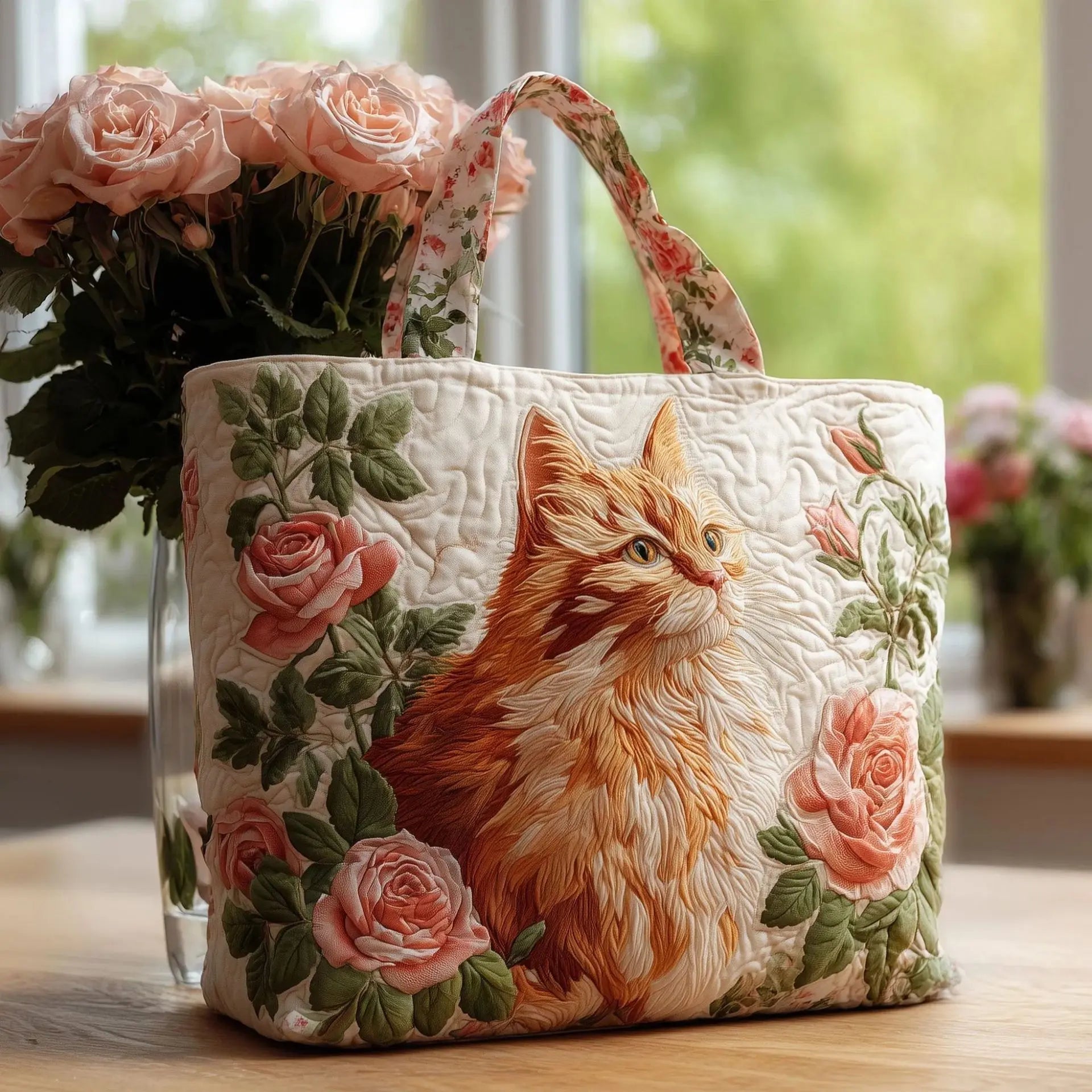 Artistic Quilted Tote: Your Stylish, Eco-Conscious Everyday Essential - Undefyning Lynes