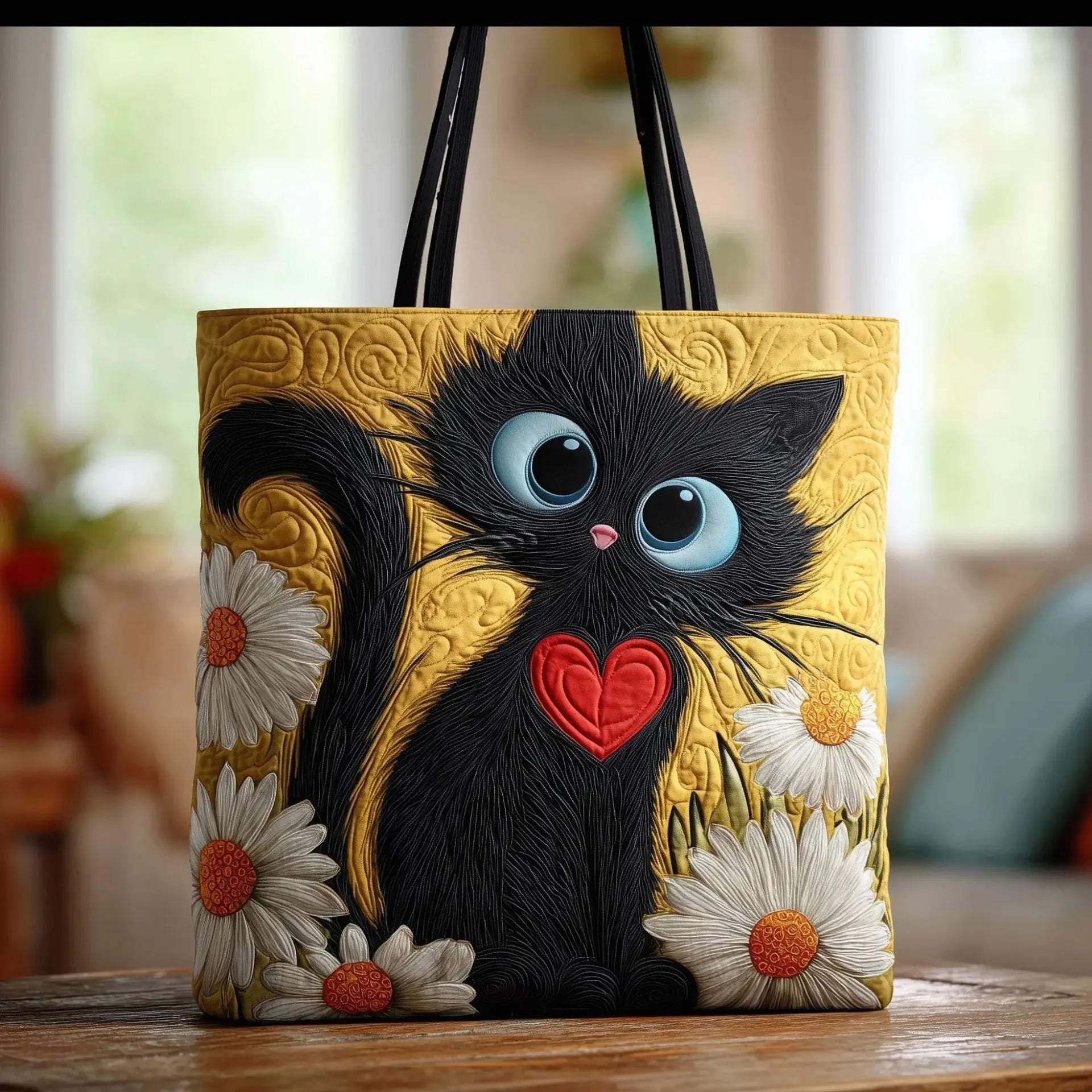Artistic Quilted Tote: Your Stylish, Eco-Conscious Everyday Essential - Undefyning Lynes