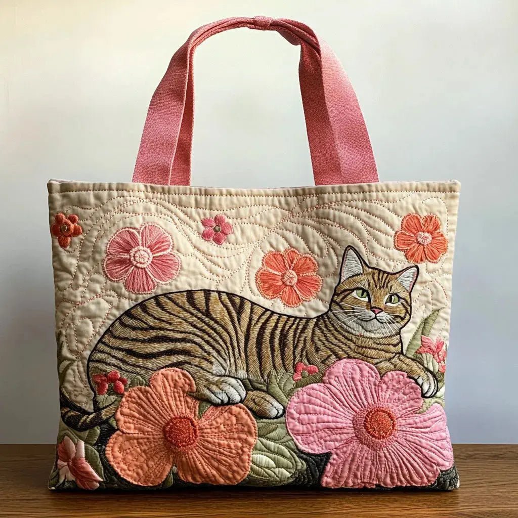 Artistic Quilted Tote: Your Stylish, Eco-Conscious Everyday Essential - Undefyning Lynes