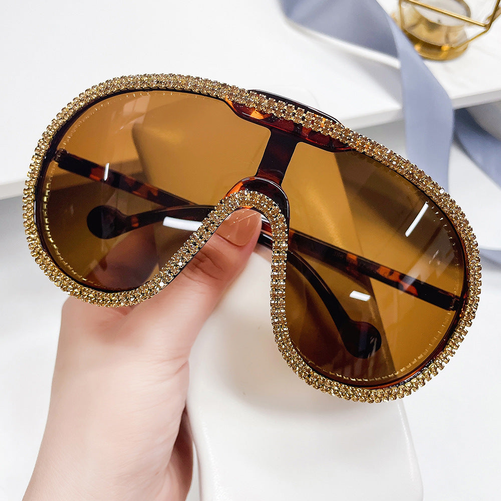 Rhinestone-Embellished Sunglasses, color 3