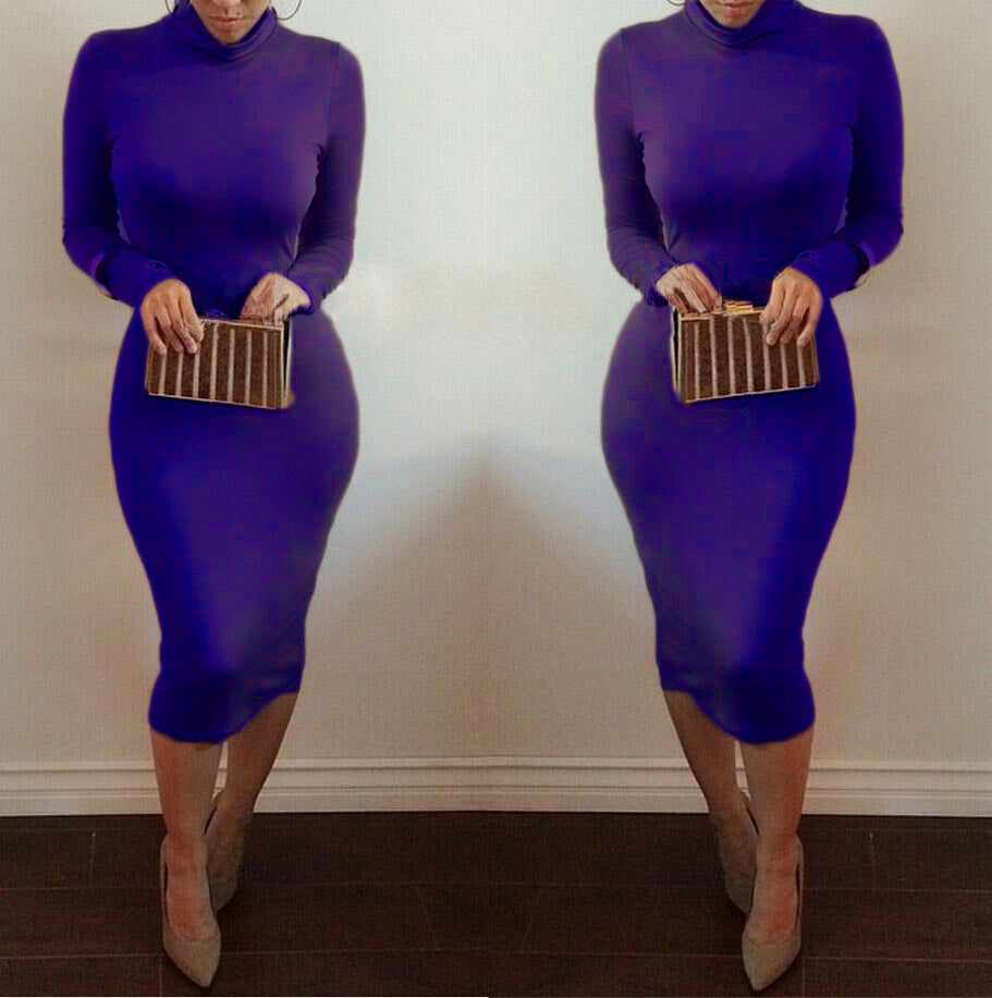 Elegant Autumn Mesh Dress