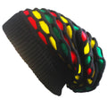 Hexagon-Knit Street Beanie - back view