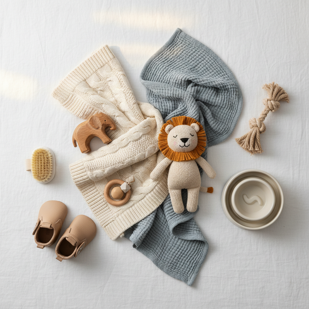 Baby & Pets Flatlay