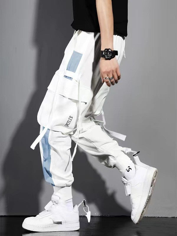Tapered-Cuff Cargo Pants - back view