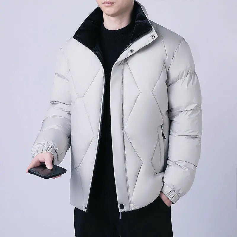 Blackout Puffer — Men's Thickened Cotton-Padded Insulated Hooded Jacket - Undefyning Lynes