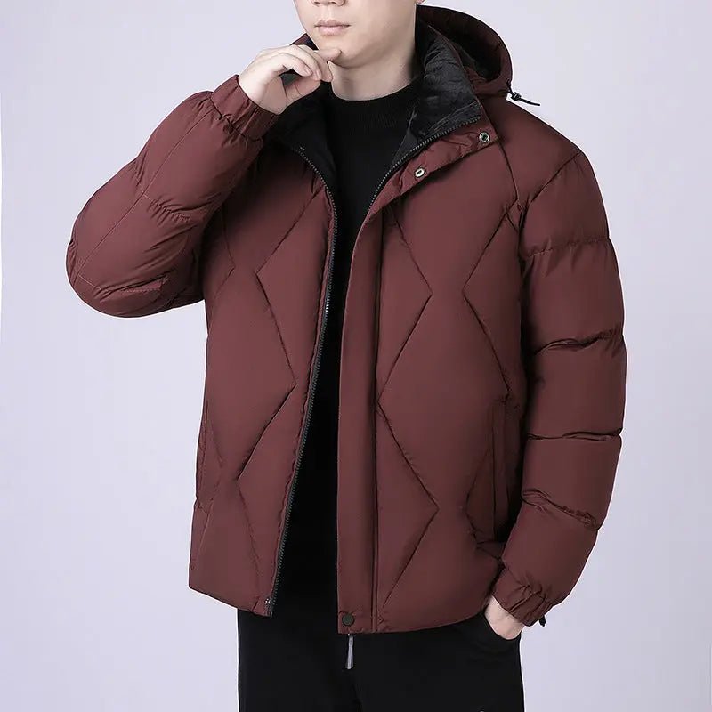 Blackout Puffer — Men's Thickened Cotton-Padded Insulated Hooded Jacket - Undefyning Lynes