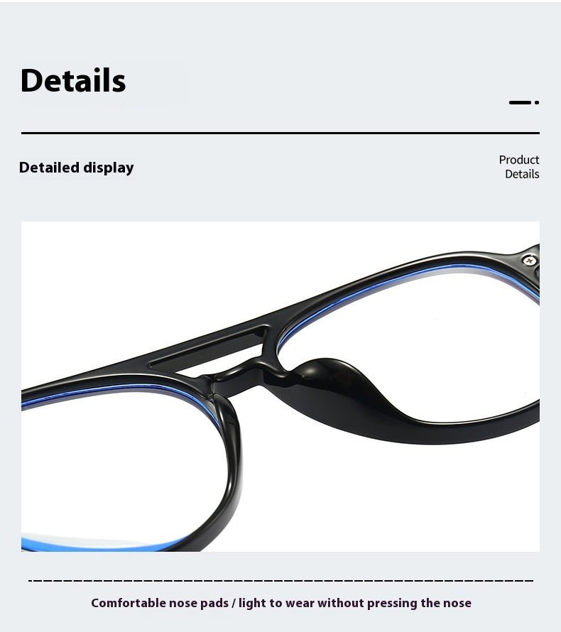Blue Light Blocking Myopia Glasses — Double Beam Frame for Nearsighted Wear - Undefyning Lynes