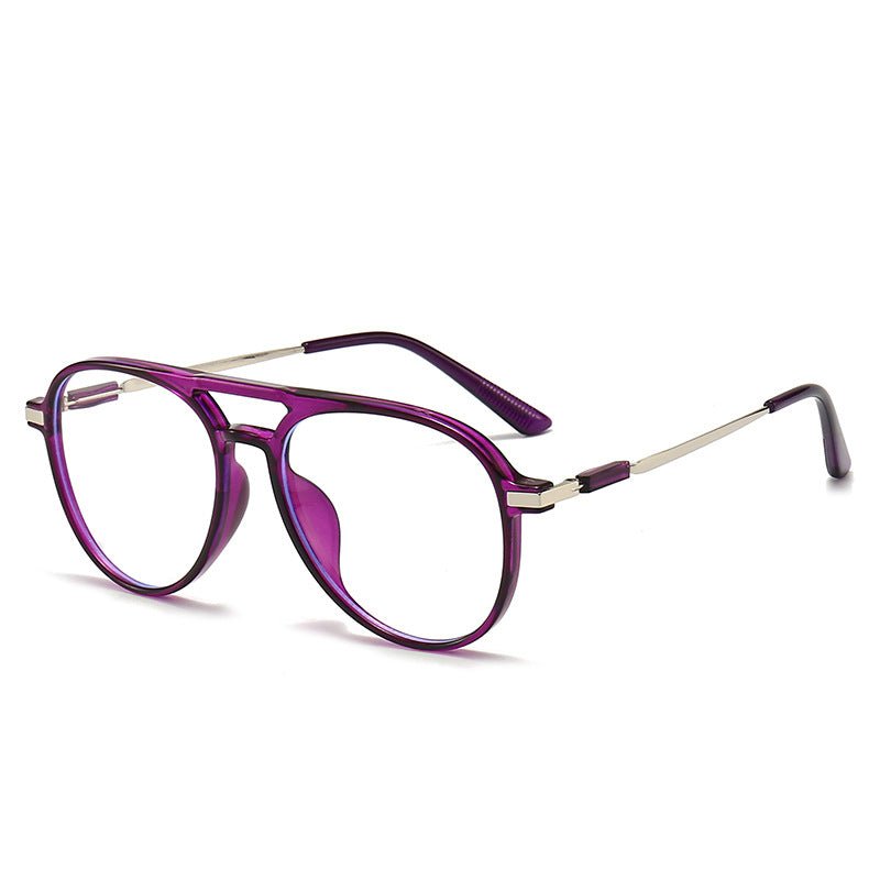 Blue Light Blocking Myopia Glasses — Double Beam Frame for Nearsighted Wear - Undefyning Lynes