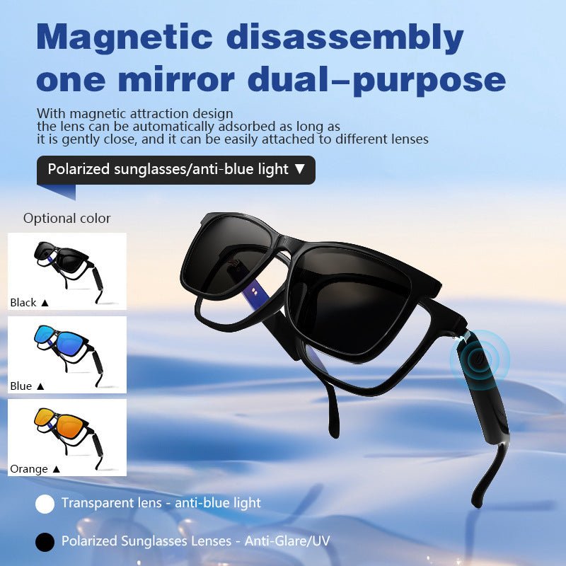 Bluetooth Smart Glasses — Blue-Light Blocking Polarized Lenses in 3 Colors - Undefyning Lynes