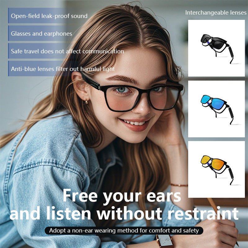 Bluetooth Smart Glasses — Blue-Light Blocking Polarized Lenses in 3 Colors - Undefyning Lynes