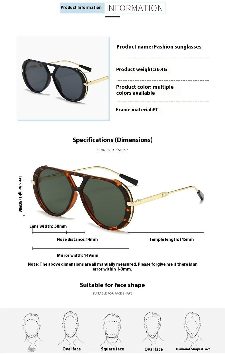 Bold Large-Rim Sunglasses — Statement Frames for Every Look - Undefyning Lynes