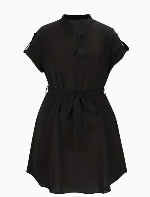 Bowknot V-Neck Wrap Dress | Women's Belted Summer Dress - Undefyning Lynes