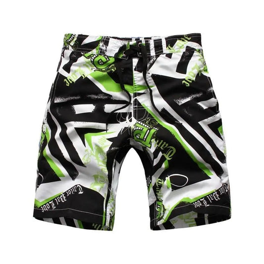 Boys' Abstract Print Beach Shorts | Quick-Dry Summer Shorts - Undefyning Lynes