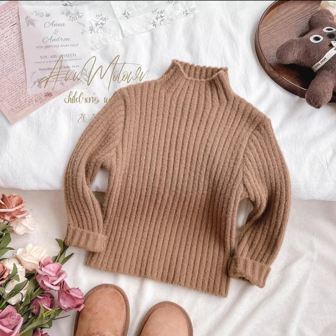 Kids' cozy knit hooded cardigan by Undefyning Lynes, soft and stylish, perfect for everyday wear and adventures.
